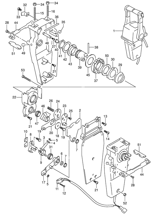 Top mount dual (опция; 2)(модель: 05~09)