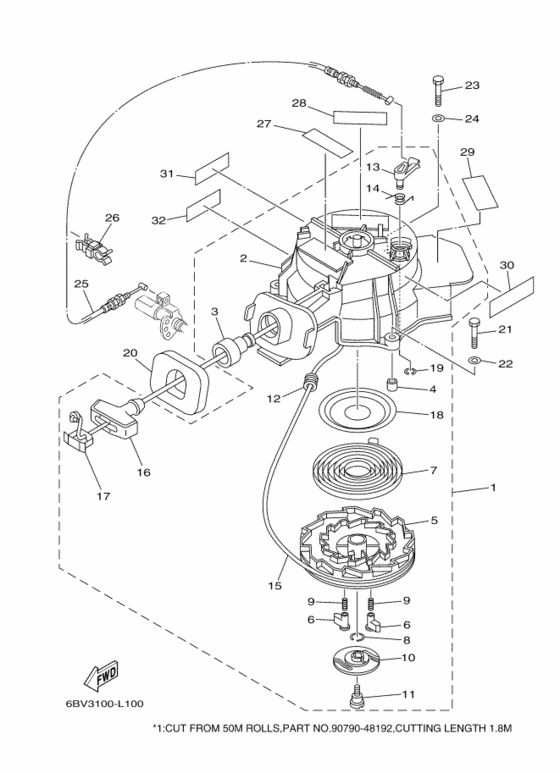 Привод стартера