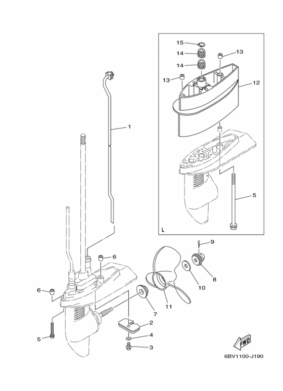 Lower casing и привод 2