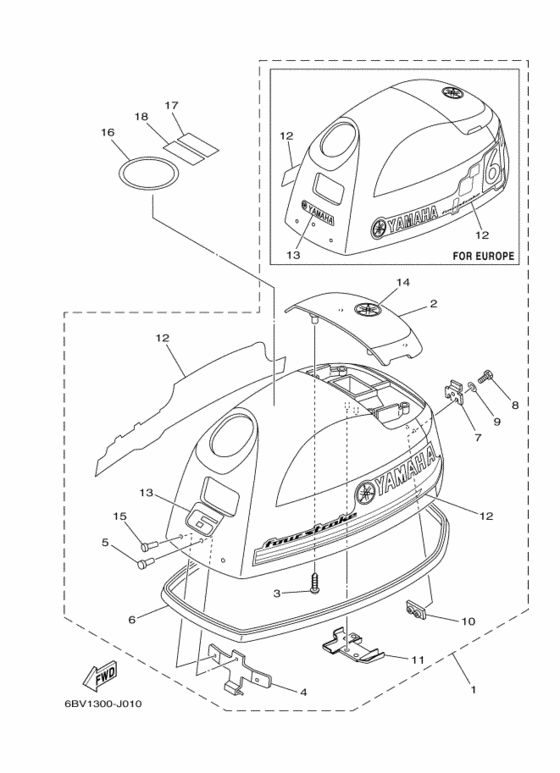 Top cowling