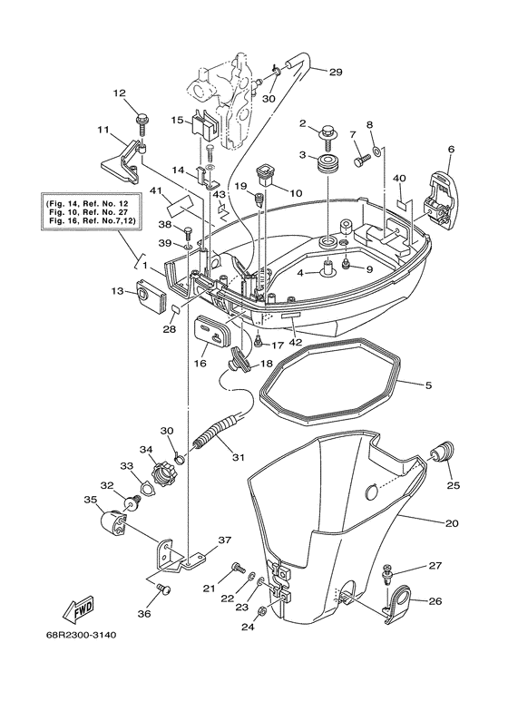 Bottom cowling