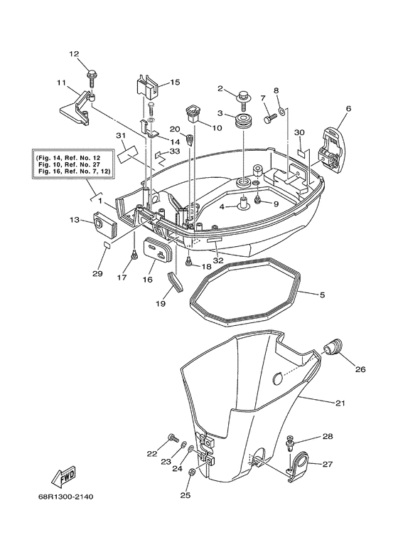 Bottom cowling