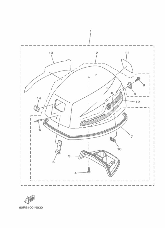 Top cowling