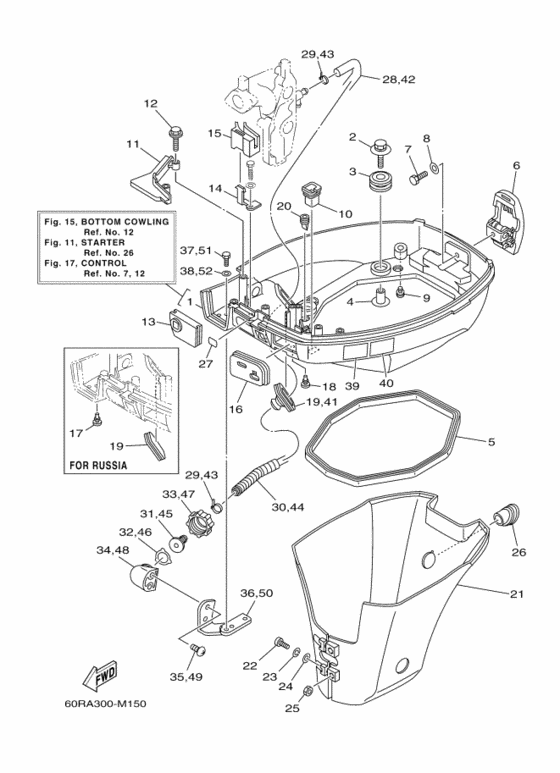 Bottom cowling