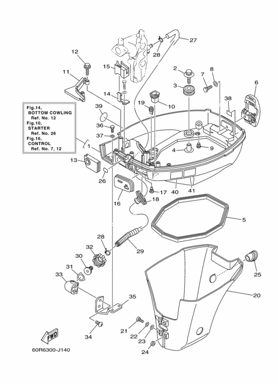 Bottom cowling