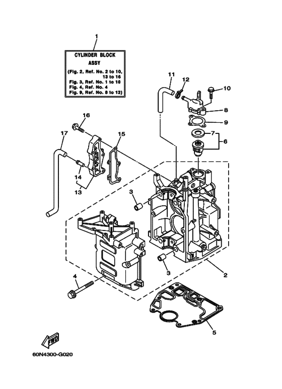 Цилиндр и картер 1
