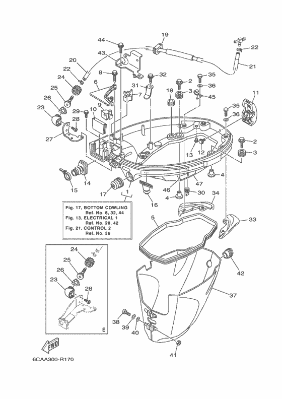 Bottom cowling