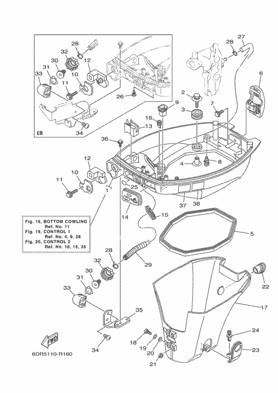 Bottom cowling
