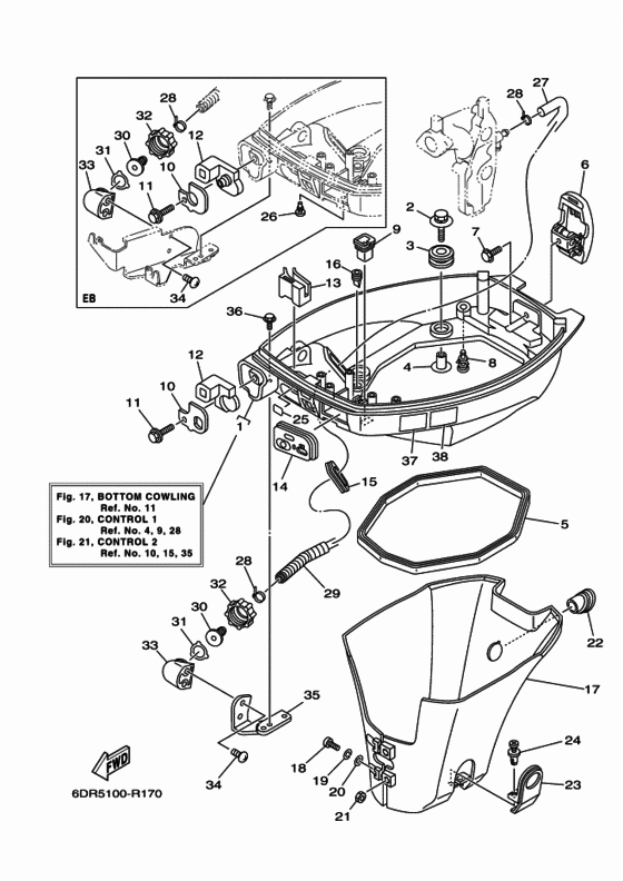 Bottom cowling