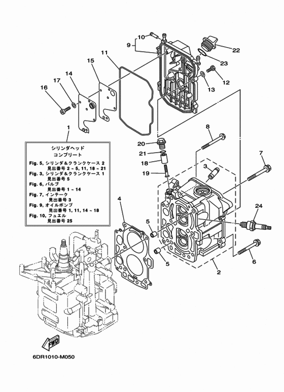 シリンダ и クランクケース 2