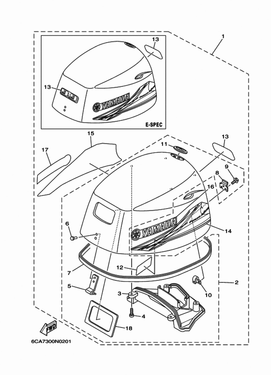 Top cowling