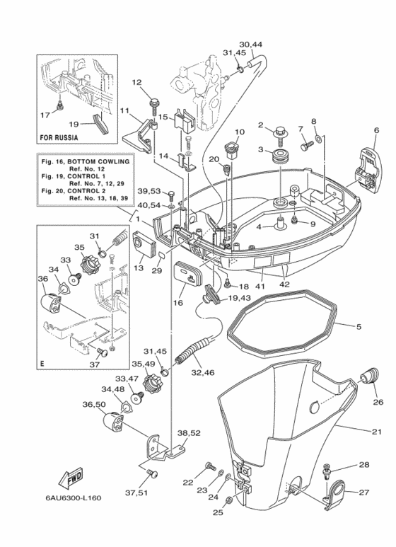 Bottom cowling