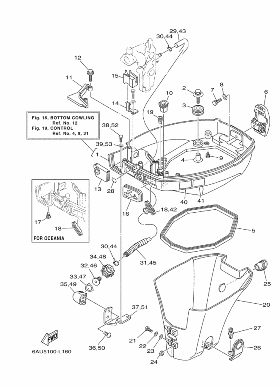 Bottom cowling
