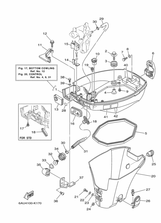 Bottom cowling