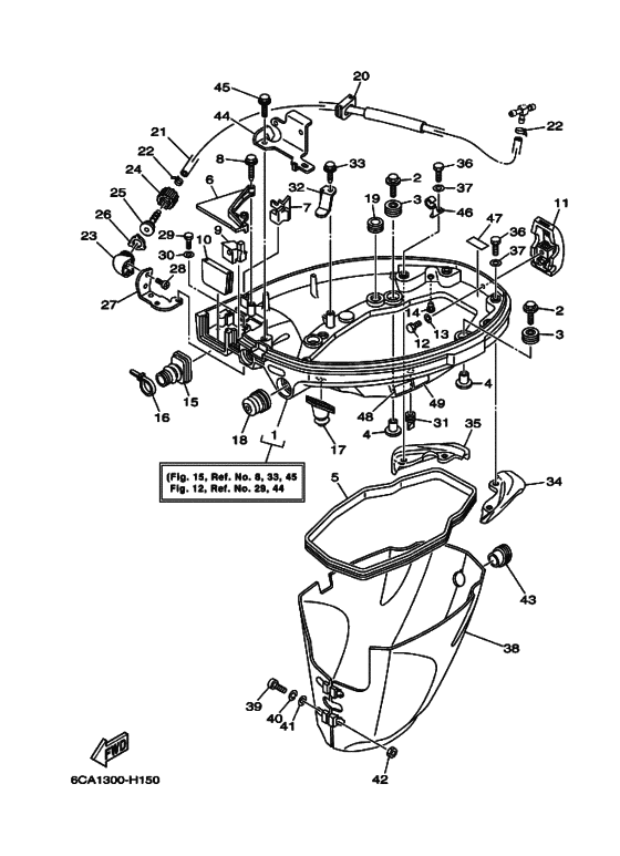 Bottom cowling