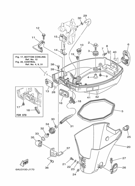 Bottom cowling