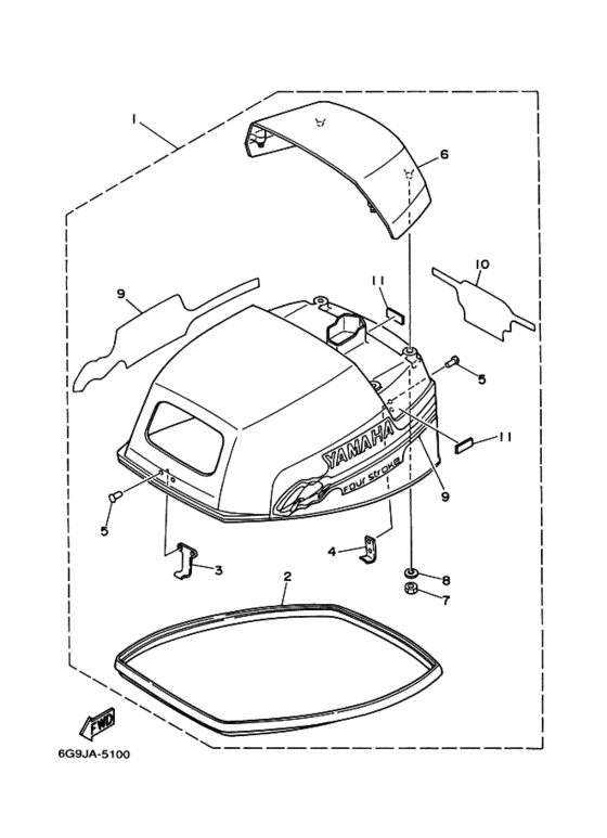 Top cowling в сборе