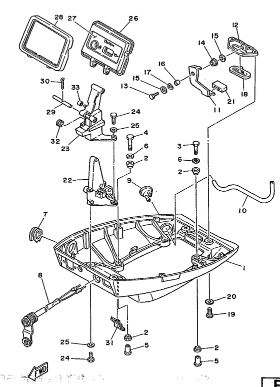 Bottom cowling