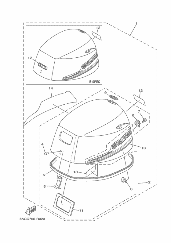 Top cowling