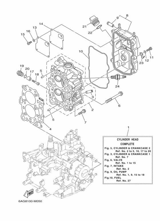 Цилиндр и картер 2