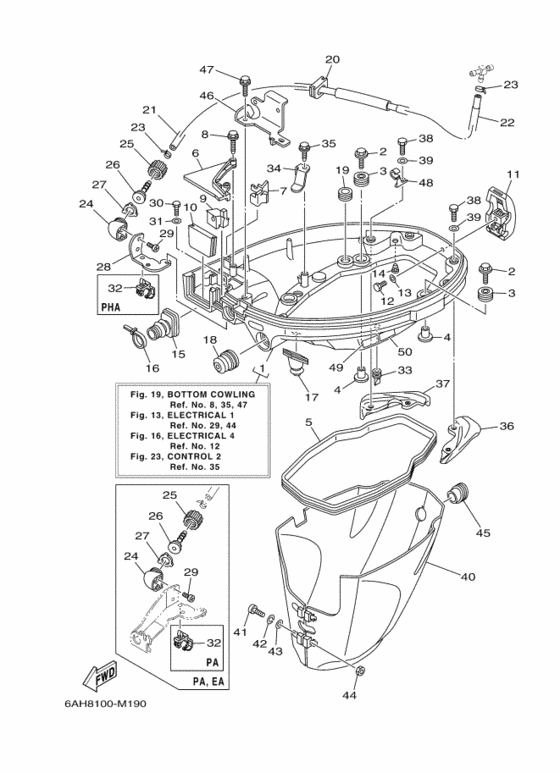 Bottom cowling