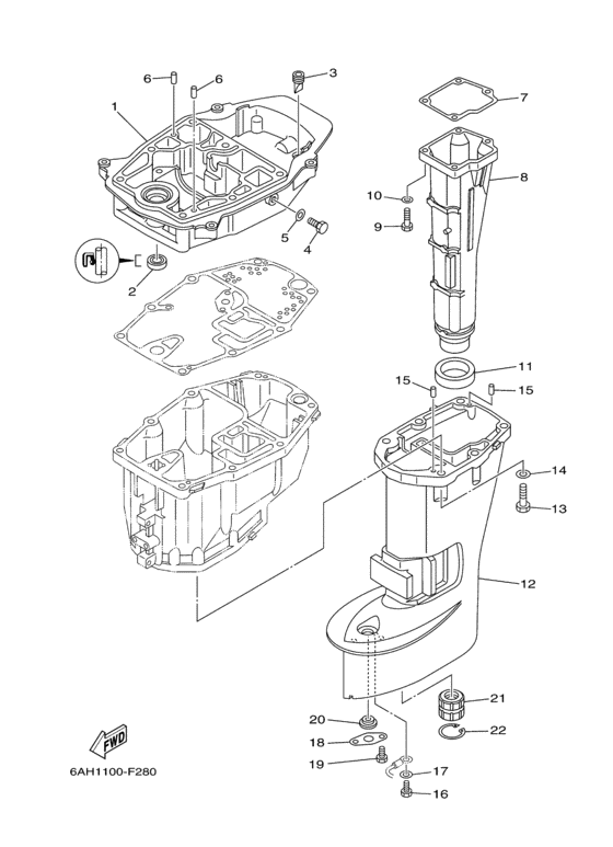 Дейдвуд кронштейн