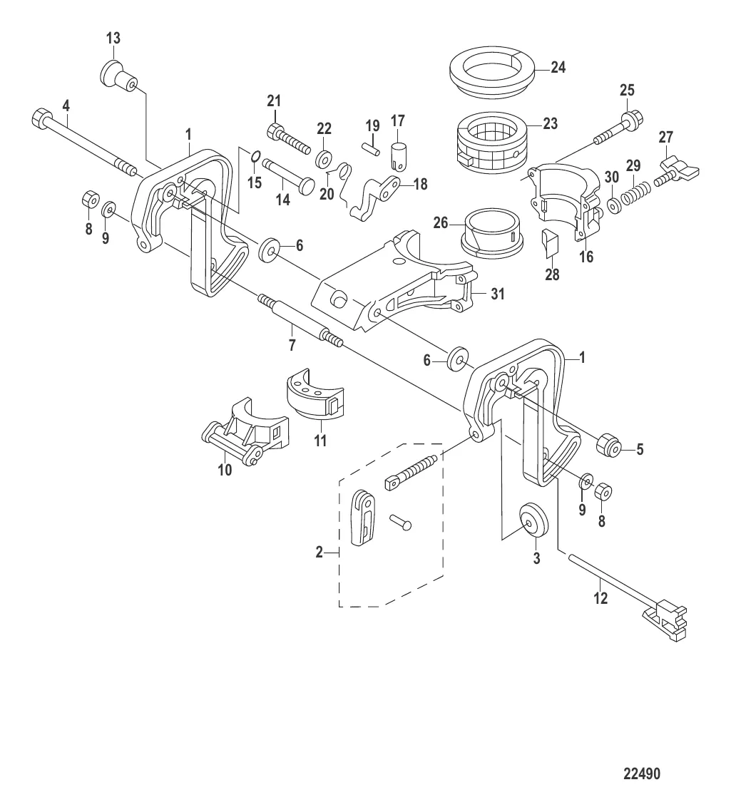 Кронштейн фиксатора