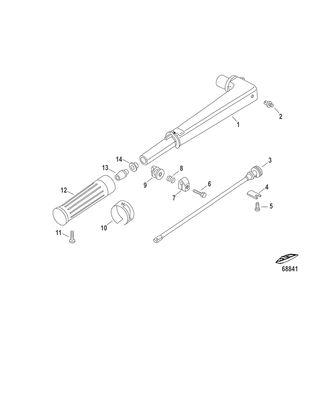 Tiller Handle Components