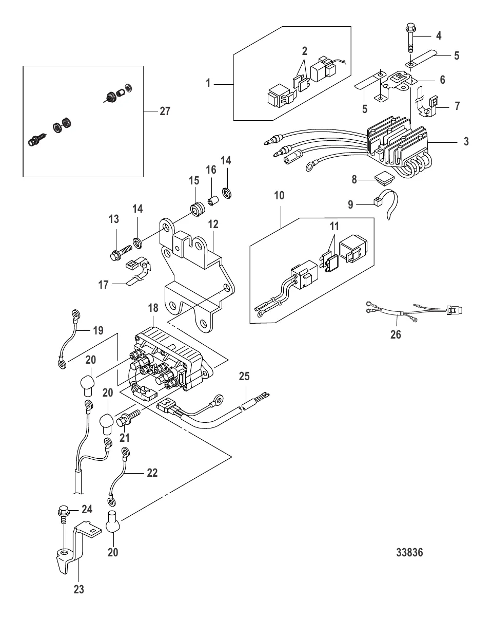 Электрические компоненты Выпрямитель – 0R721383 и ниже