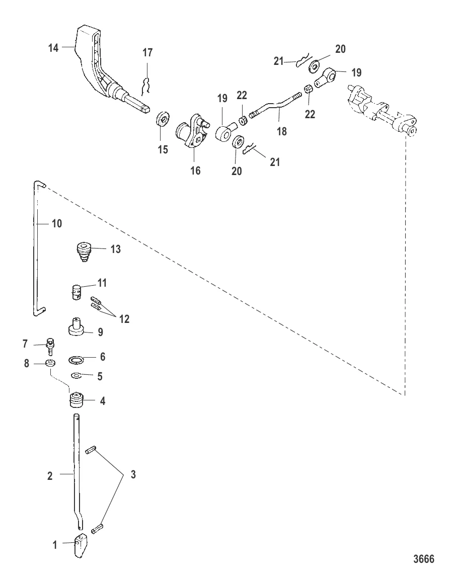 Компоненты механизма переключения передач