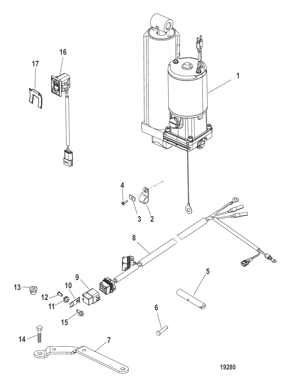 Комплект усилителя дифферента 8M0055003