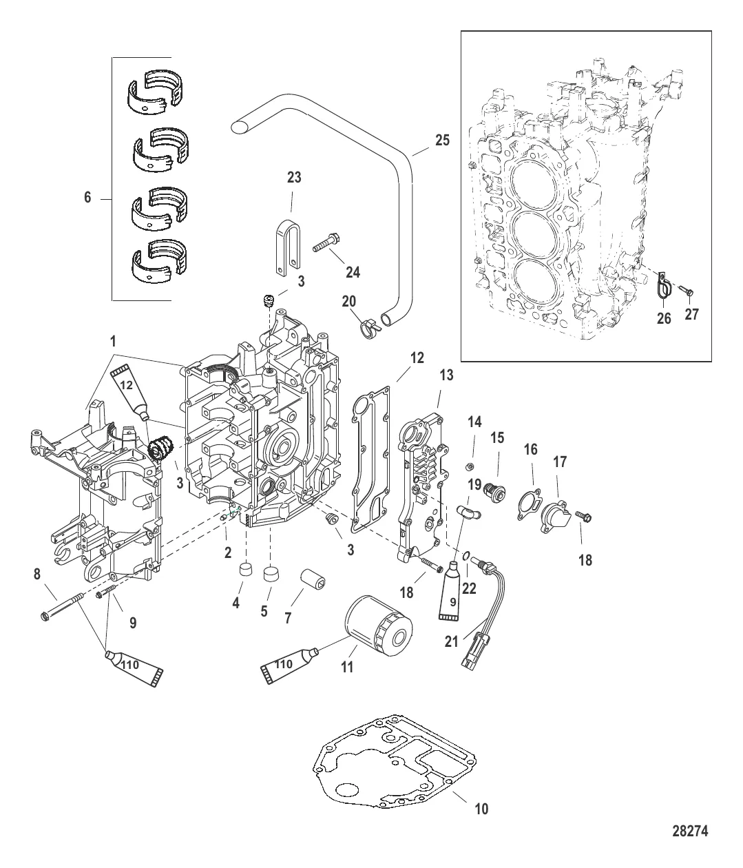 Блок цилиндра