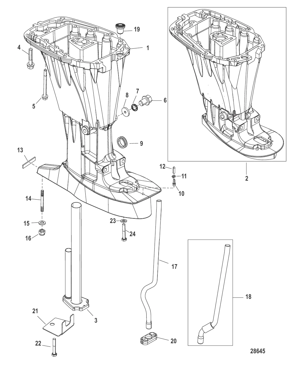 Корпус ведущего вала
