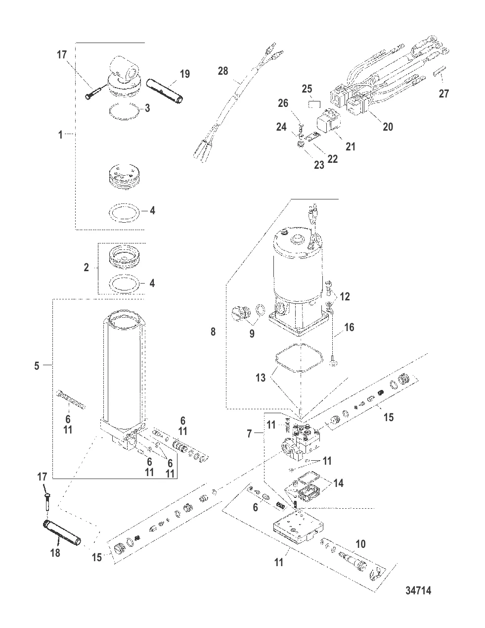 Компоненты усилителя дифферента