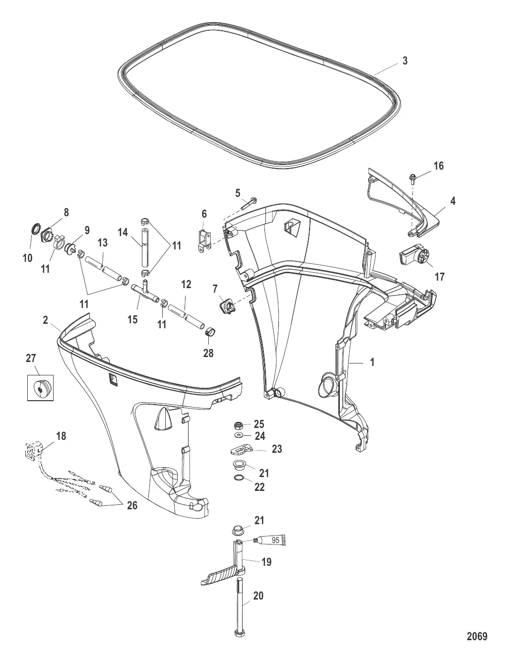 Нижний кожух