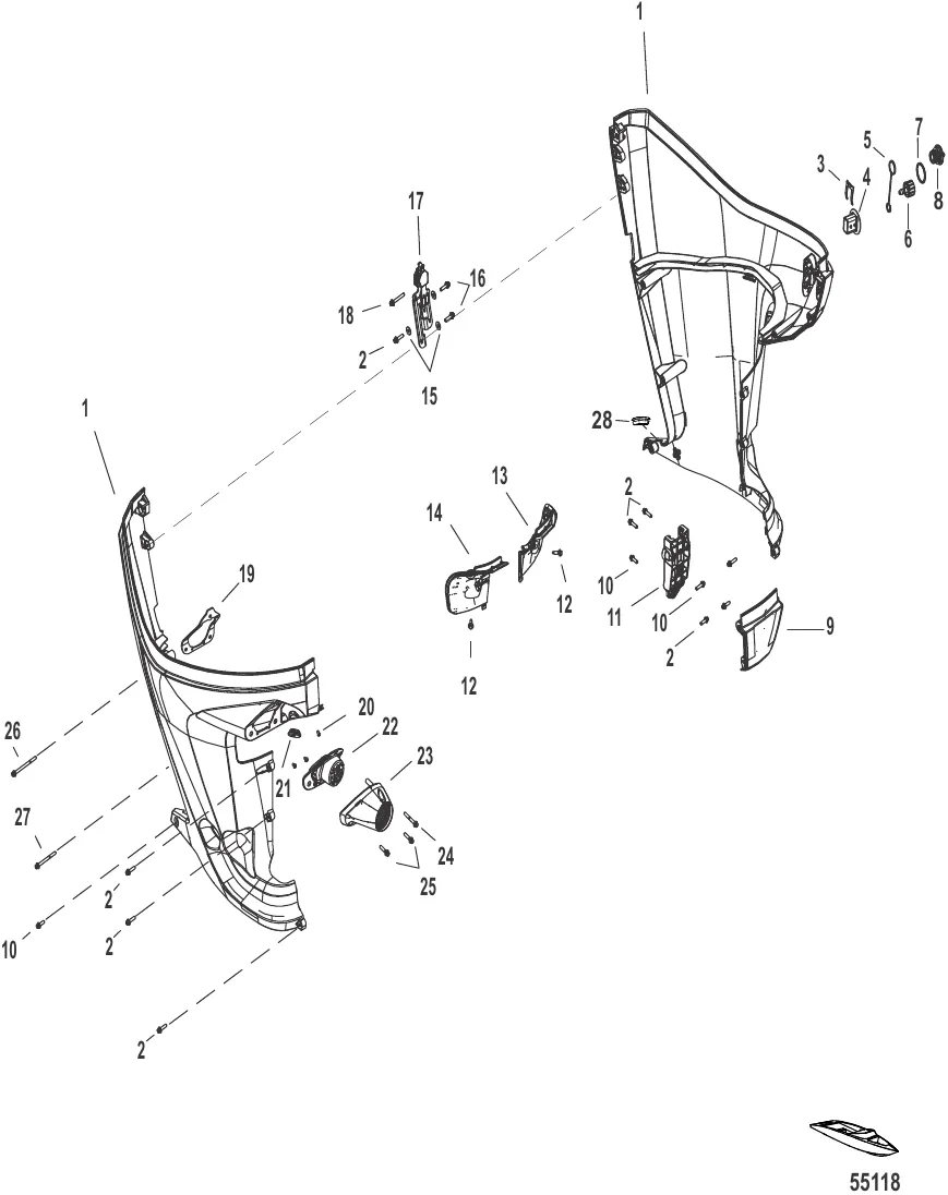 Нижняя часть картера