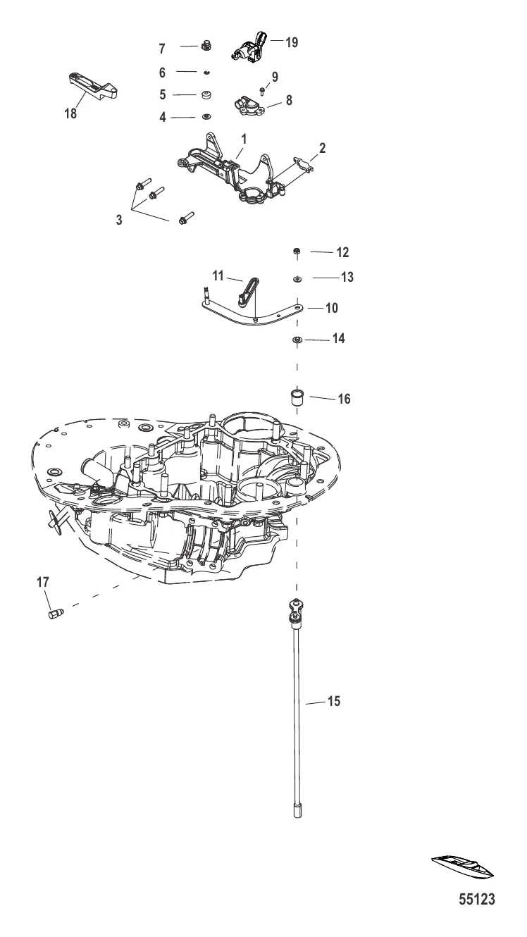 Тяга механизма переключения передач