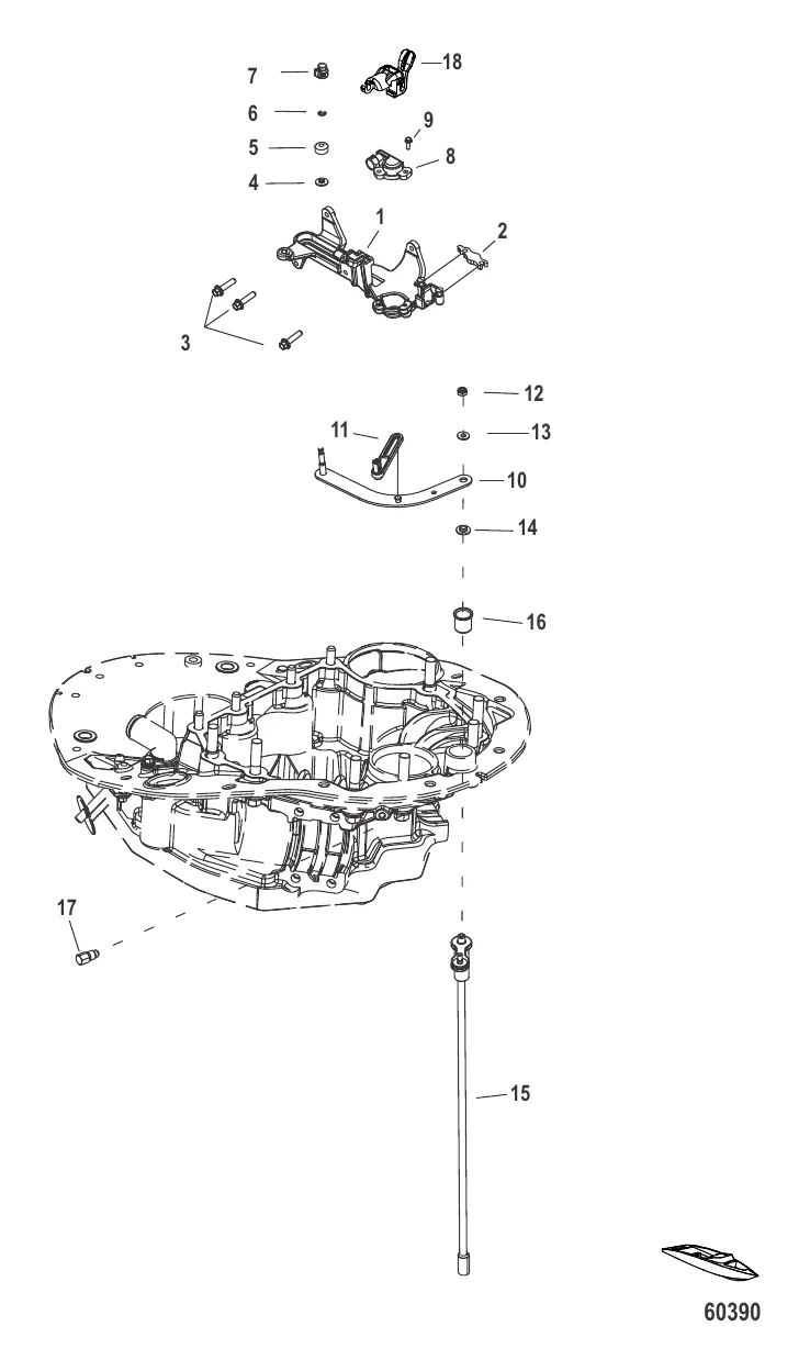 Тяга механизма переключения передач