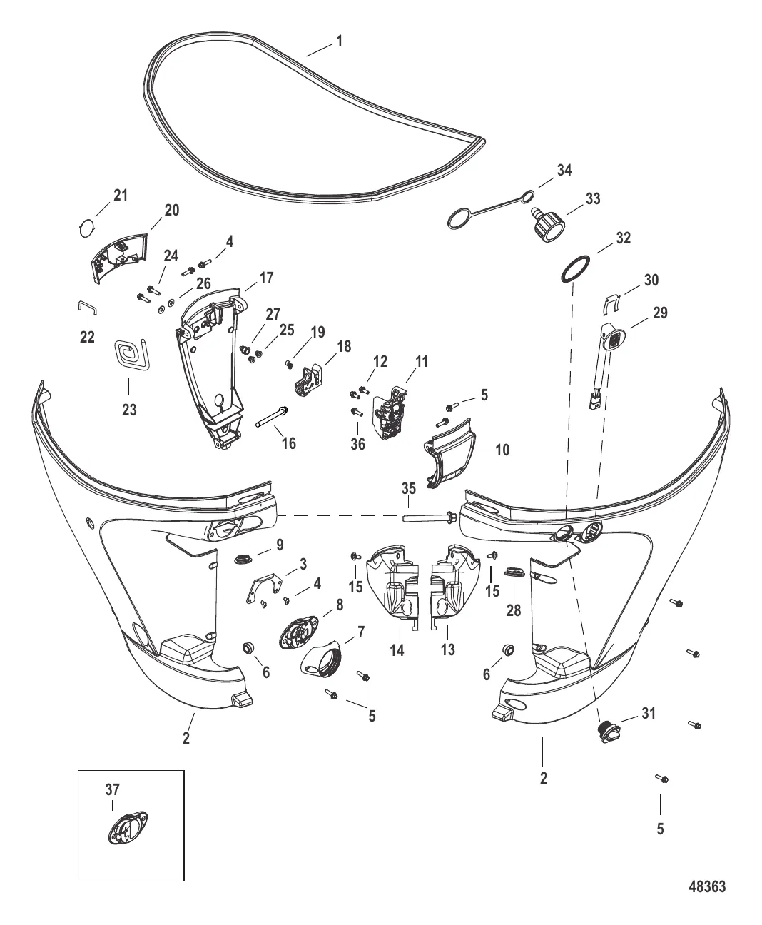 Нижняя часть картера