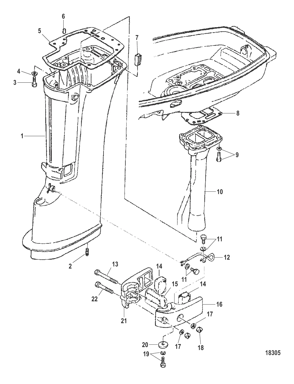 Корпус ведущего вала
