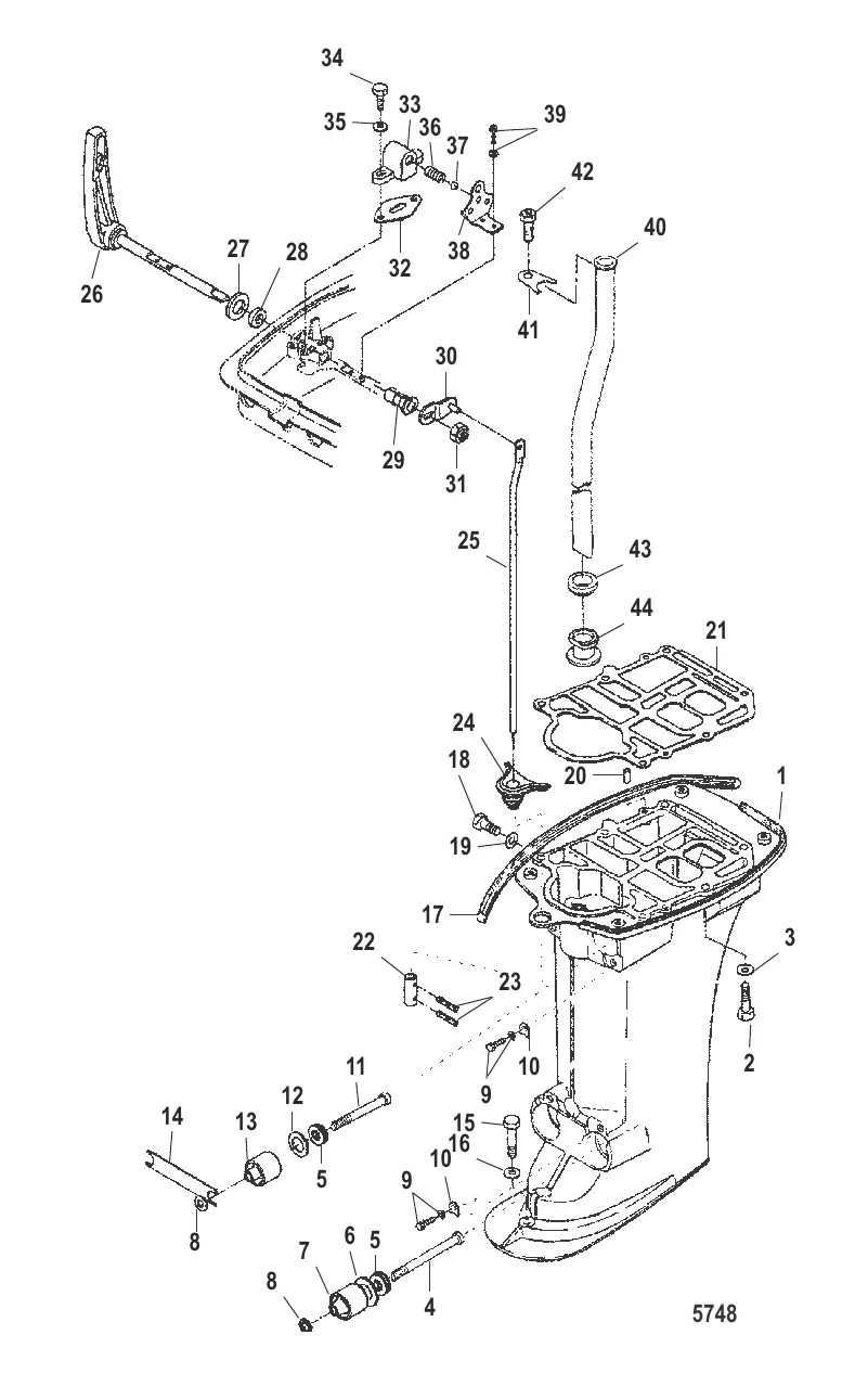 Корпус ведущего вала