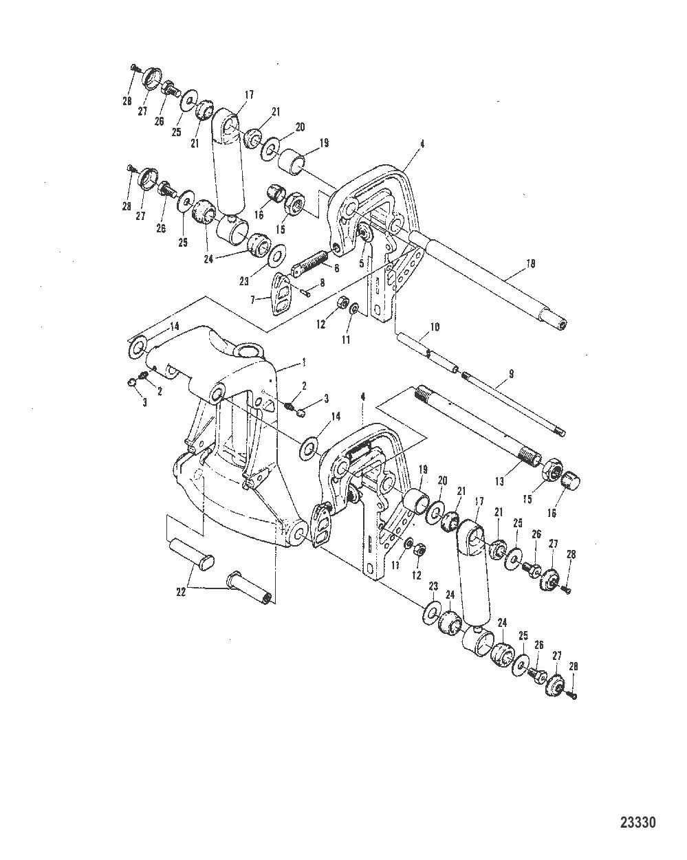 ФИКСАТОР И ПОВОРОТНЫЙ КРОНШТЕЙН