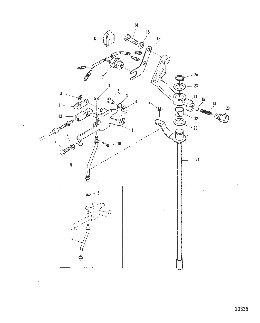 ТЯГА МЕХАНИЗМА ПЕРЕКЛЮЧЕНИЯ ПЕРЕДАЧ
