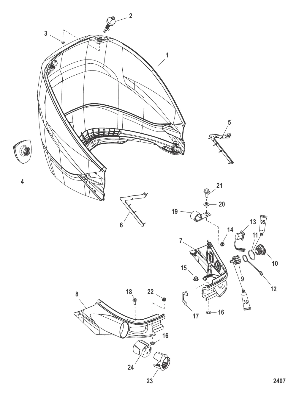 Задний кожух