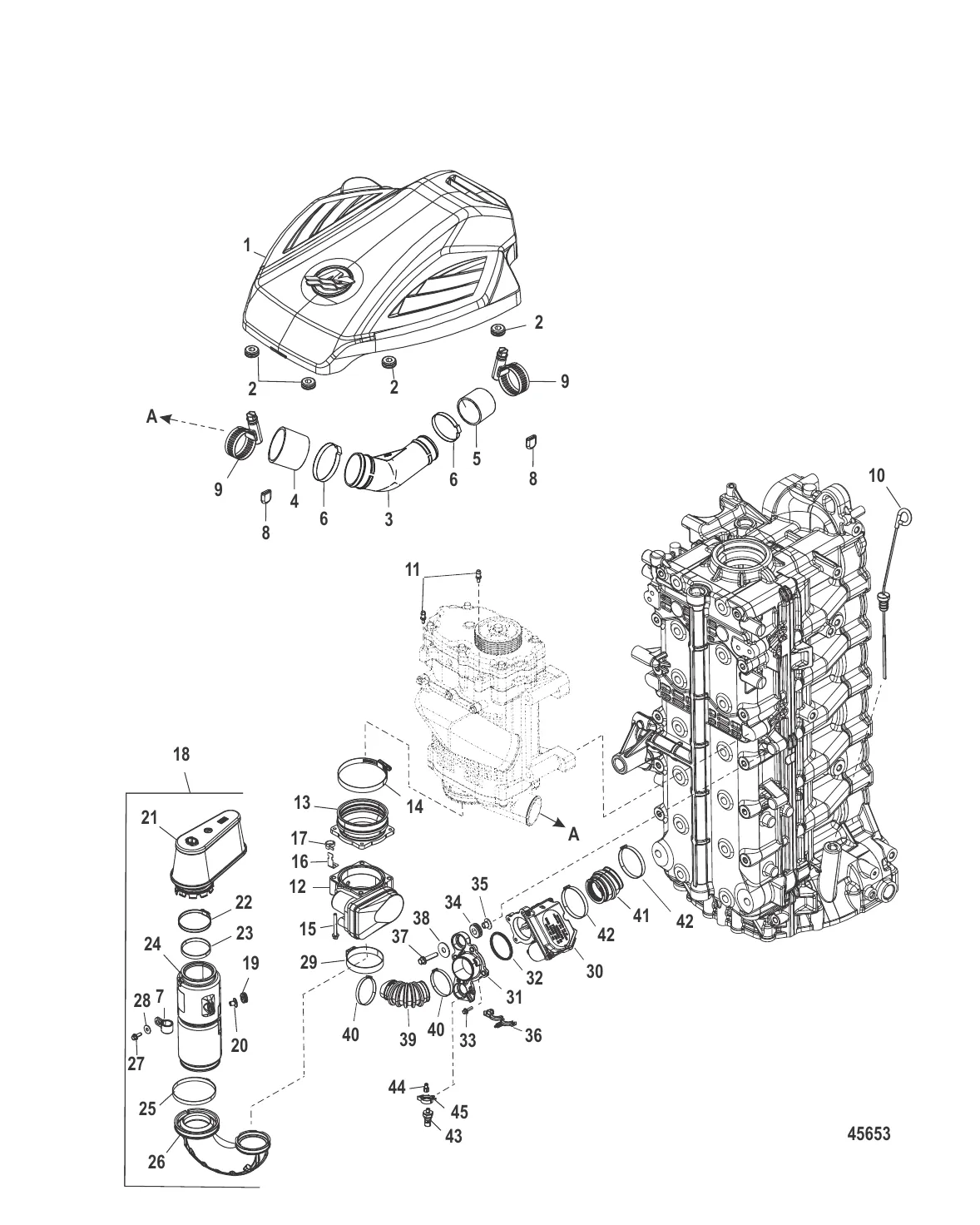Компоненты системы впуска