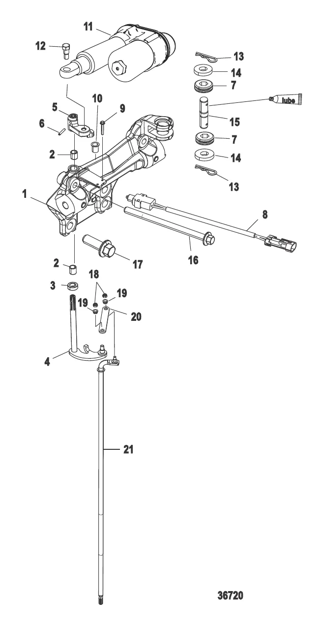 Компоненты верхней передачи