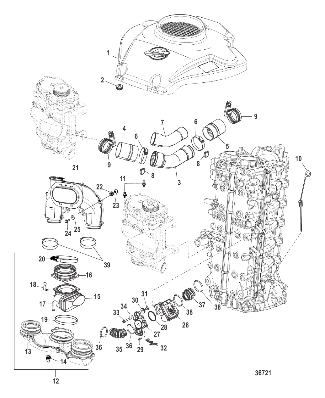 Компоненты системы впуска