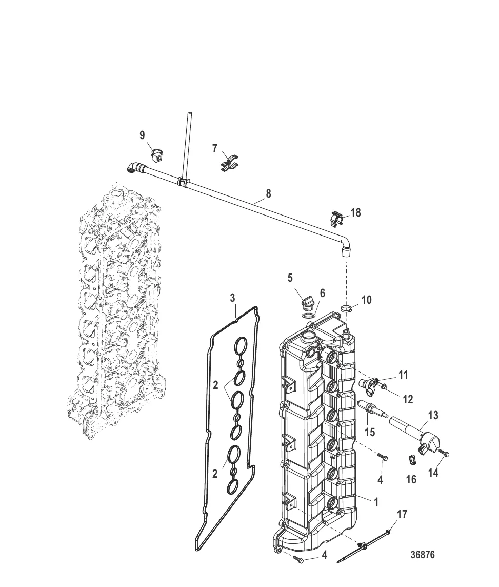 Крышка – распределительный вал и головка цилиндра