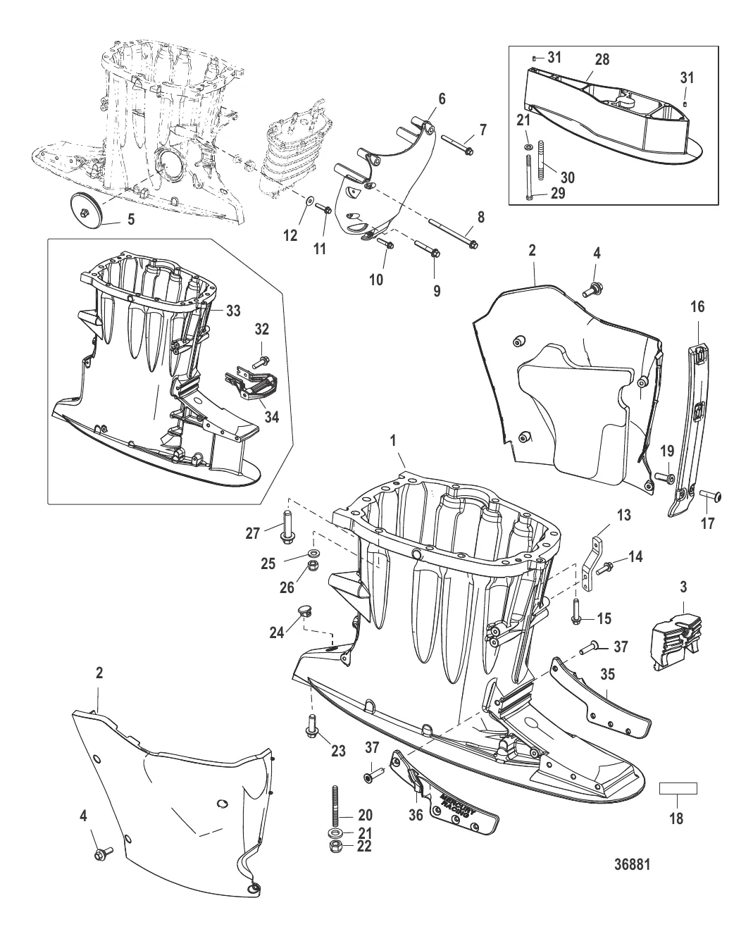 Корпус ведущего вала