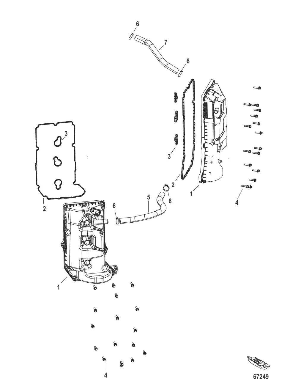 Крышка распределительного вала